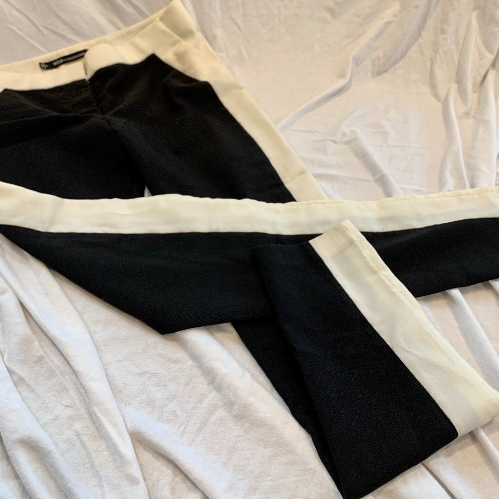 Black and White Dress Pants